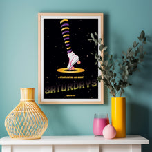 Load image into Gallery viewer, A Roller Skating Jam Named Saturdays Poster
