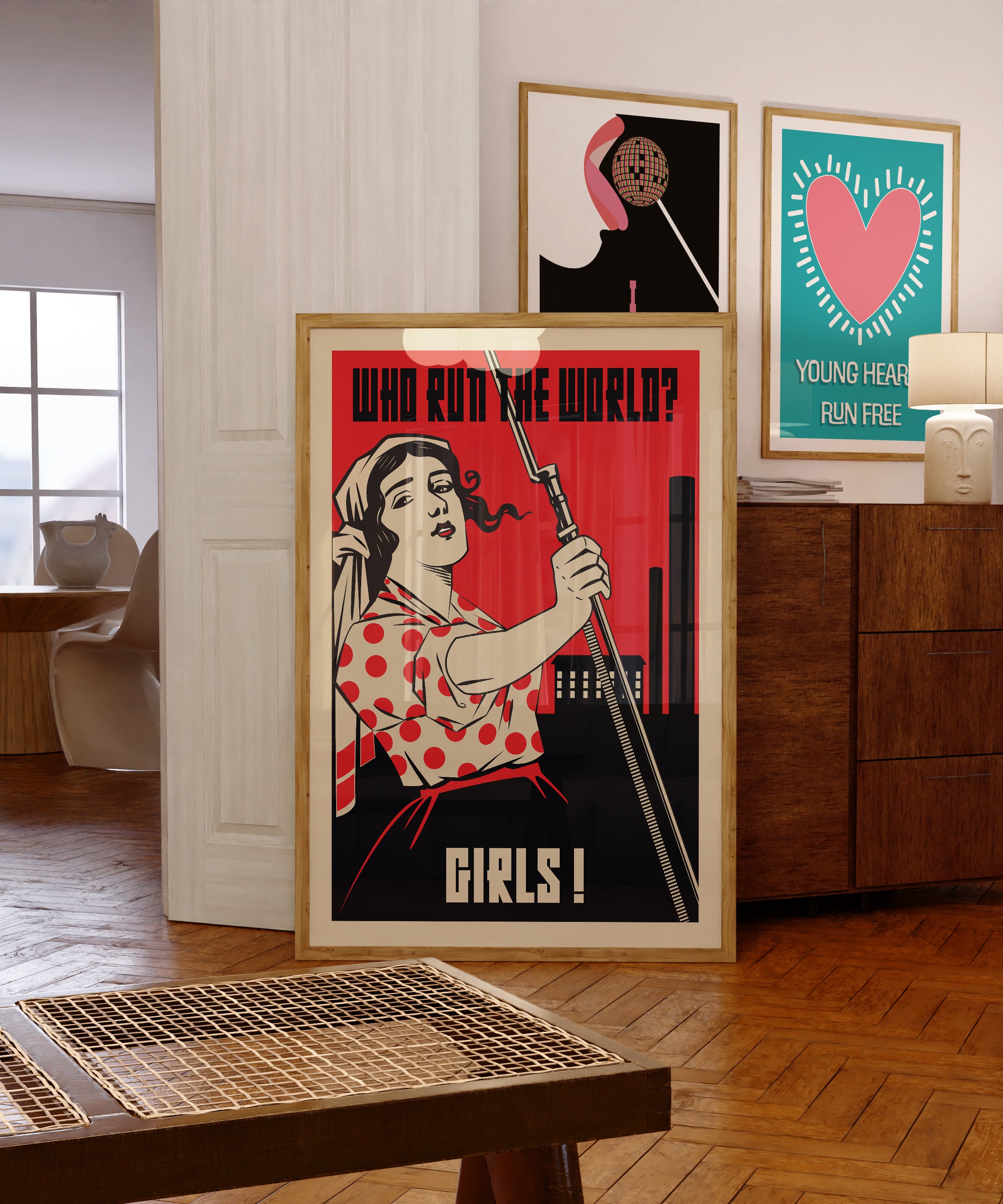 Run The World (Girls) Poster – Poptart Posters