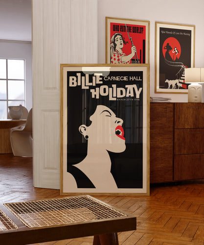 Billie Holiday Concert Poster