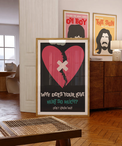Why Song Lyric Poster