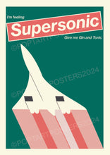 Load image into Gallery viewer, Supersonic Poster
