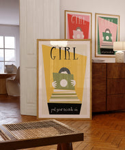 Load image into Gallery viewer, Girl Put Your Records On Poster 
