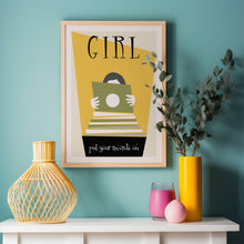 Load image into Gallery viewer, Girl Put Your Records On Poster 
